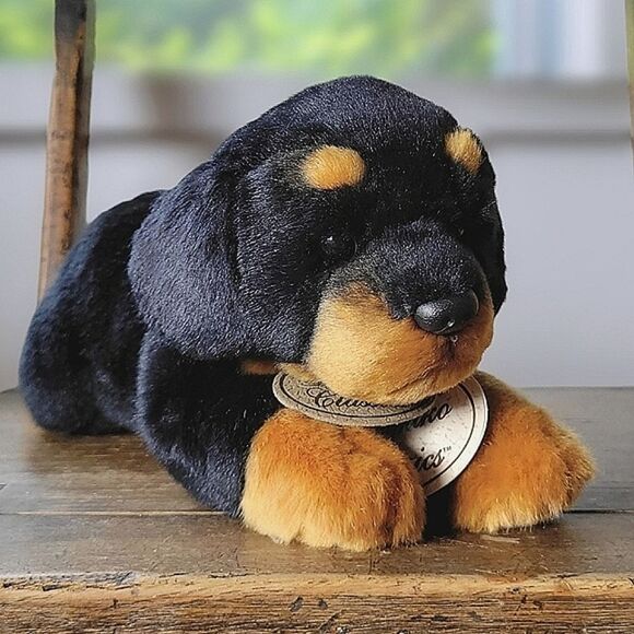 Deadstock 90s Yomiko Classics Rottweiler puppy plush - Picture 2 of 13